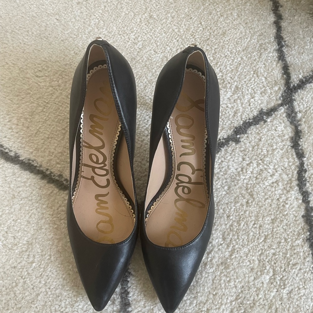 Sam Edelman Black Pointed Toe Pump